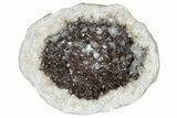 Keokuk Geode with Calcite Crystals - Missouri #221298-2